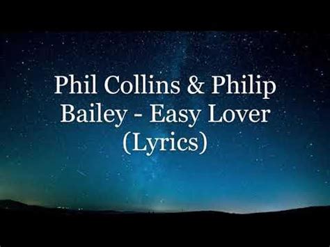 lyrics phil collins - easy lover westcoasttv123